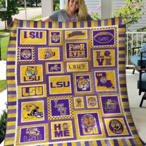 Louisiana State University Tigers Quilt Blanket  Limited Quilt Blanket